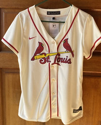 Camiseta Nike Auténtica Cardenales de San Luis Adam Wainwright Marfil Talla Juvenil XL NUEVA CON ETIQUETAS Foto 1 de 4