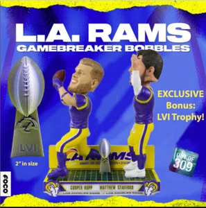 Matthew Stafford & Cooper Kupp Dual LA Rams Gamebreaker NIB - Ltd Ed 309 - Picture 1 of 6