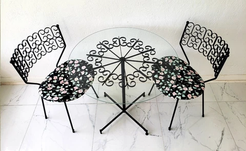 SALE Arthur Umanoff Raymor mid century bistro set Cover