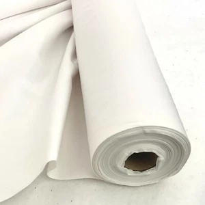 14 Yards Bleached White PFD 100% Cotton Prepared for Dye 133x72 50s 44" Wide - Picture 1 of 3