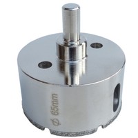 Fliesenbohrer Ø65mm Glasbohrer Diamantbohrer Kernbohrer Bohrkrone  Hohlbohrer