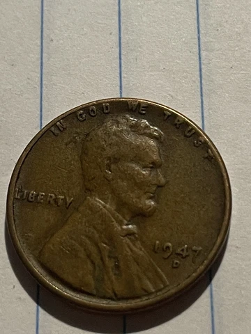 1947 D LINCOLN WHEAT PENNY CENT EXTREMELY FINE CONDITION ac Cover