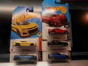 hot wheel camaro zl1 set of 5 colors n5 - Picture 1 of 3