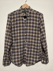Vintage 2000s Mens Franklin Fox Multicolored Plaid Button Down Shirt. Size Small - Picture 1 of 3