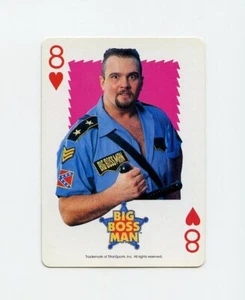 #TN07254 BIG BOSS MAN #8H 1991 WWF Superstar Card - Picture 1 of 1