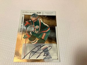 2003-04 ITG USED SIGNATURE MARIAN GABORIK AUTO  AUTOGRAPH In the Game Wild