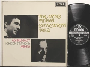 SXL 6309 WBg 1W Ashkenazy, Brahms piano concerto #2, Mehta, London Symphony Orch - Picture 1 of 3