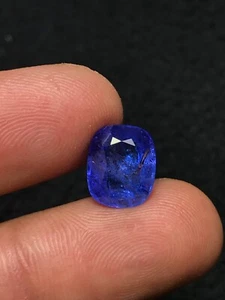 4.1ct Natural Tanzanite Gemstone Nice Color and Luster from Tanzania - Picture 1 of 6