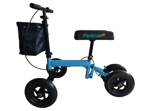 Adjustable Medical Folding Steerable Leg Knee Walker Scooter With Basket-JG9158 - Picture 1 of 8