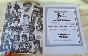 VTG NY Broadway Show Picture Booklet Grease includes Lyrics to Some Songs - Picture 1 of 9