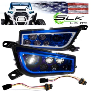 Polaris RZR LED Headlight Halo XP 1000, 900 & General (Blue Halo) - Picture 1 of 8