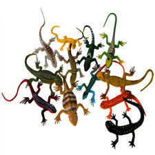  12 Pcs Lizard Toys Mini Reptiles Figures Simulated Model Animal