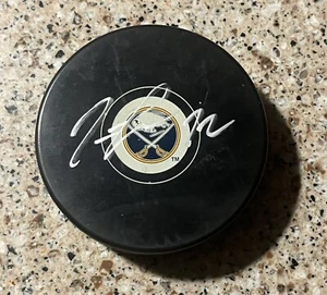 Tage Thompson Signed Buffalo Sabres Hockey Puck Auto Autograph - Picture 1 of 3