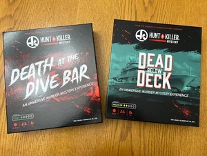 JUEGO - CAZA UN MISTERIO ASESINO: MUERTO DEBAJO DE LA CUBIERTA Y MUERTE EN EL BAR DE BUCEO - Imagen 1 de 2