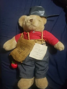 VTG Johnny Appleseed Ltd Edition 13/100 Bear by Douglas Company 22in - Picture 1 of 8