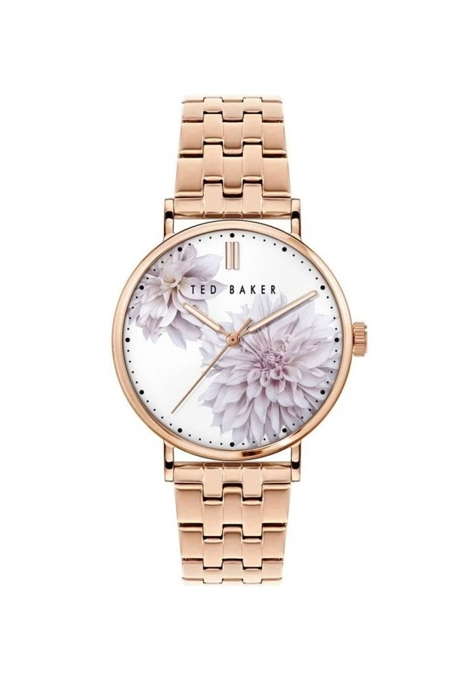 Ted Baker BKPPHS120 NUEVO Reloj Mujer Phylipa Pantalla Analógica Oro Rosa Foto 1 de 1