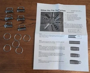Ribbon Key Fob Kit , Makes 6 Key Fobs - Picture 1 of 2