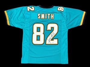 JIMMY SMITH SIGNED PRO STYLE CUSTOM JACKSONVILLE JAGUARS JERSEY W/JSA - Picture 1 of 3