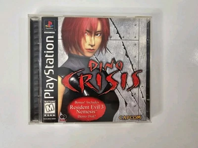 Dino Crisis (PlayStation 1, PS1) CIB Complete 2-Disc w/ Reg Card - Image 1 of 4