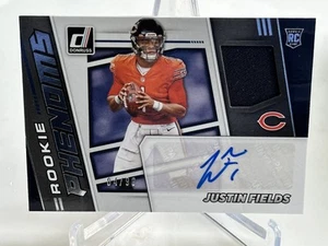 2021 Panini Donruss - Rookie Phenom Jersey Autographs Justin Fields #RPA-JFI /99 - Picture 1 of 4