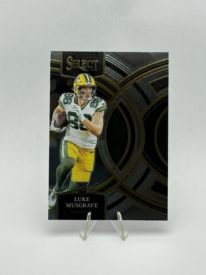 2023 PANINI SELECT ROOKIE LUKE MUSGRAVE RC GREEN BAY PACKERS #166 - Image 1 of 2