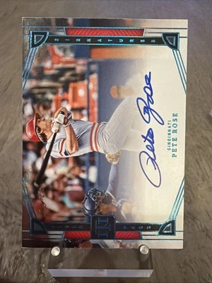 2024 PANINI 1/1!!! NATIONAL TREASURES UPDATE FIELD PASS PETE ROSE en tarjeta automática Foto 1 de 4