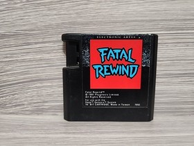 Fatal Rewind (Sega Genesis, 1991) Game Cartridge Only Authentic