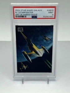 2024 Topps Star Wars Galaxy N-1 Starfighter Art of Naboo Wave /99 PSA Mint 9 - Picture 1 of 2