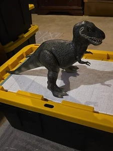 Vintage 80s Tyco Toys Smithsonian Large T-Rex Tyrannosaurus Rex 1988 Dino Riders - Picture 1 of 14
