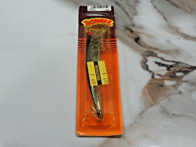 1990'S BOMBER LONG "A" MINNOW FISHING LURE B15AXSIL SILVER & BLUE NEW MUST SEE! - Image 1 of 4