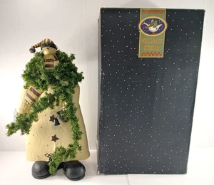 2002 Williraye Studio Large 21" HOLIDAY JOY SNOWMAN Christmas Figure Decor RARE! - Bild 1 von 21