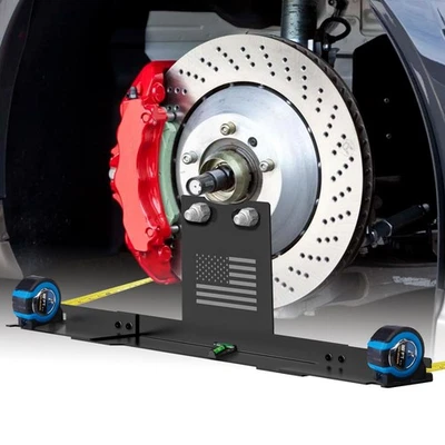 Herramienta de alineación de ruedas de alta resistencia con placas de puntera para automóviles camiones SUV Foto 1 de 4