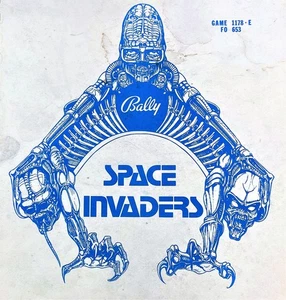 Bally Space Invaders Pinball Manual Esquemas BONO Reparación Electrónica 560-1 - Imagen 1 de 4
