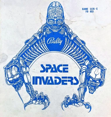 Bally Space Invaders Pinball Manual Schematics BONUS Electronic Repair 560-1 - Image 1 of 4