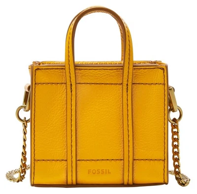 FOSSIL cross body bag Carmen Micro Tote Bag Golden Yellow - Image 1 of 3