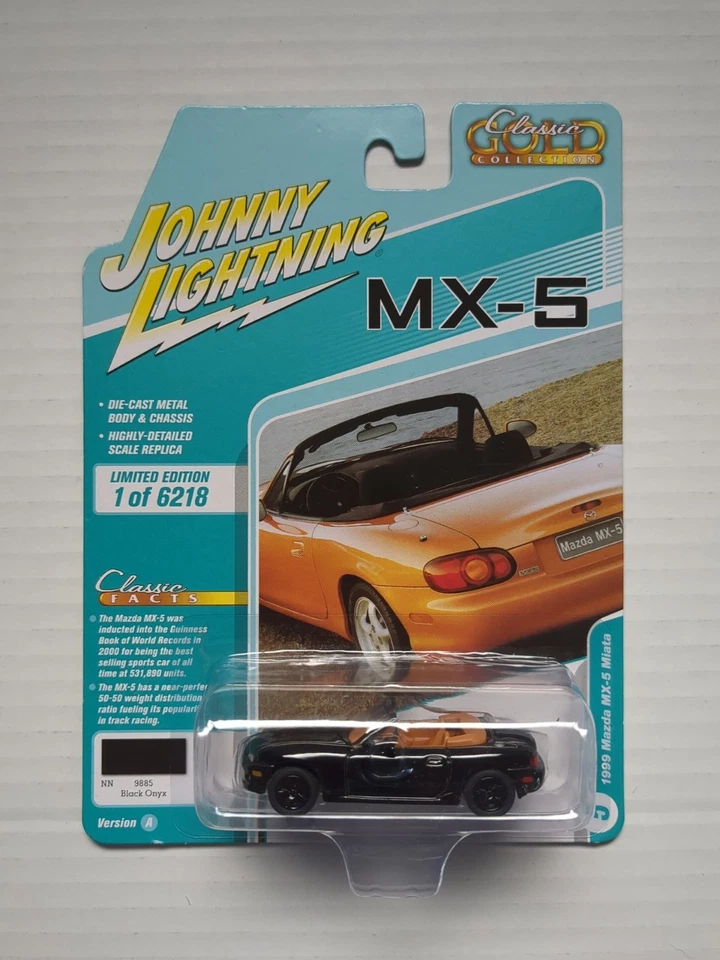 Johnny Lightning Jlcg025A-5 Mazda - Mx-5 Cabriolet Open 1999 - Black - 1/64