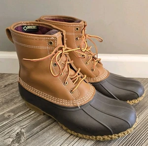 L.L. Stivali Bean da uomo 8 pollici Bean Gore-Tex isolati taglia 10 con caccia all'anatra - Foto 1 di 14