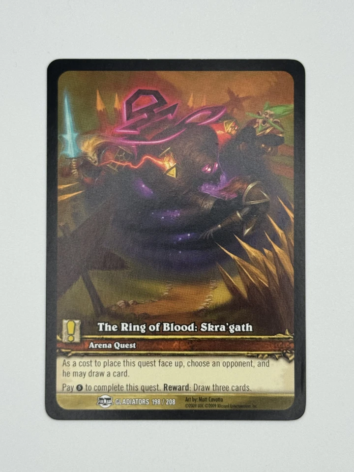 World of Warcraft TCG Gladiators 198/208 EA The Ring of Blood: Skra’gath - Image 1 of 1