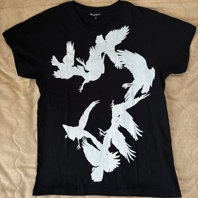 [Used] ANN DEMEULEMEESTER Women's T-Shirt Size Small Black 100% Cotton Short - Image 1 of 4