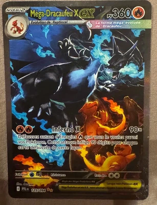 Carte Pokémon Mega Dracaufeu X ex 125/094 Français Flammes Fantasmagoriques - Image 1 of 4