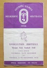 1956 Melbourne Olympics Football GREAT BRITAIN GERMANY RUSSIA JAPAN AUSTRALIA