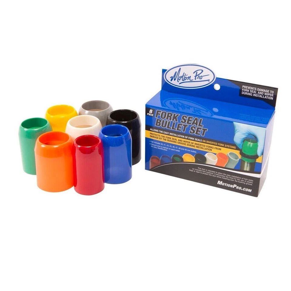 Motion Pro Fork Seal Bullet Set 36 41 43 45 46 48 49mm Protects the Fork Seal - Image 1 of 1
