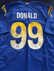 AARON DONALD Signed/Autographed LA Rams Nike Authentic On-Field Jersey Beckettš„ - Picture 1 of 5