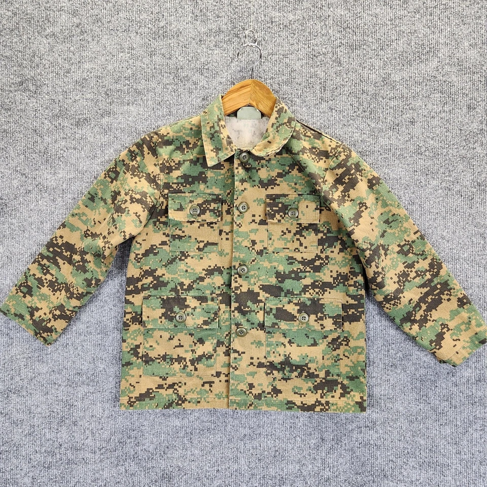 Rothco BDU Shirt Jacket Boys Medium Digital Camo Camouflage Military Tactical - Image 1 of 4