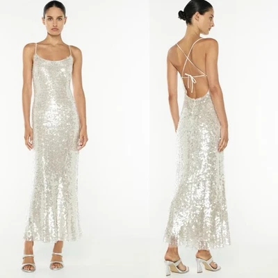 Manning Cartell Clear Statement Sequin Dress Size 14 BNWT RRP $699 - image 1 of 4