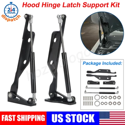 Hood Hinge Latch Support Billet Aluminum for Honda Civic CRX Hatchback 1988-1991 Foto 1 de 4