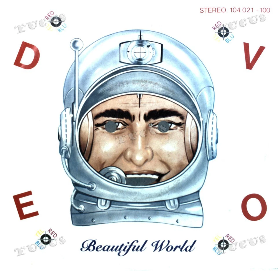 Devo - Beautiful World GER 7in 1982 (VG+/VG) .* - Image 1 of 1