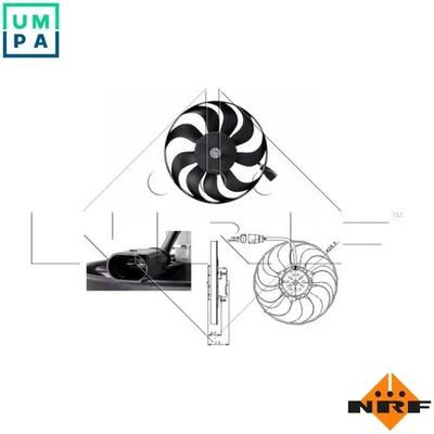 FAN ENGINE COOLING 47381 FOR AXW/BLX/BLY/BMB/BLR/BVY/BVZ 2.0L AZV/BKD 2.0L 4cyl - Image 1 of 4
