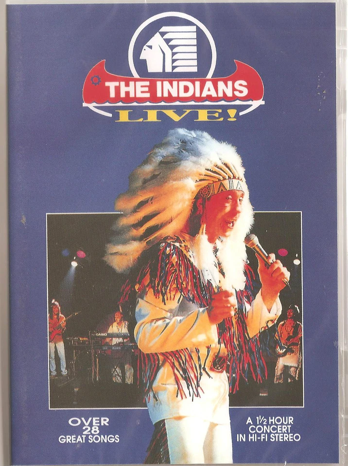 The Indians Live DVD Over 28 Great Songs Irish Country