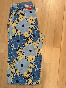 Gap Kids Adjustable Waist Mini-Capri Cropped at the knee NEW with tags 14 floral - Picture 1 of 7
